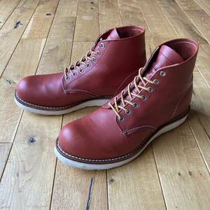 2019's RED WING 8166 犬タグ 美中古 サイズ8.5D 26.5cm レッドウィング プレーントゥ ブラウン REDWING 