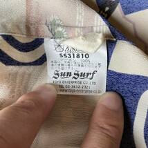 SUN SURF MUSA-SHIYA アロハシャツ 中古 SS31810 サンサーフ 和柄 半袖_画像5