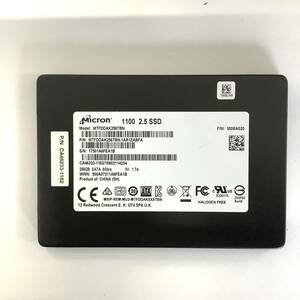 S60411152 Micron SATA 256GB 2.5インチ SSD 1点【中古動作品】