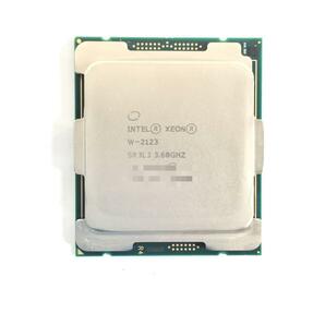 S60402201 INTEL XEON W-2123 SR3LJ 3.60GHz CPU 1点【中古動作品，複数出品】の画像1