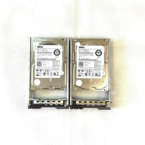 S6041763 DELL 600GB SAS 15K 2.5インチ HDD 2点【中古動作品】