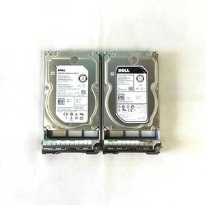 S6043061 DELL 4TB SAS 7.2K 3.5インチ HDD 2点【中古動作品】