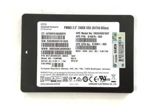 S6041831 SAMSUNG SATA 240GB 2.5 дюймовый SSD 1 пункт [ б/у рабочий товар ]