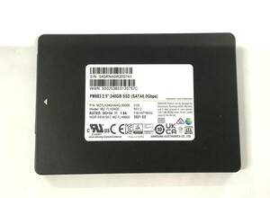 S6042437 SAMSUNG SATA 240GB 2.5インチ SSD 1点 【中古動作品】