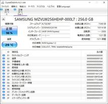 S60418150 SAMSUNG 256GB NVMe SSD 2点【中古動作品】_画像2