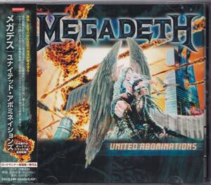 即決(244A)【◆MEGADETH◆UNITED ABOMINATIONS / メガデス ユナイテッド・アボミネイションズ】帯付/美品