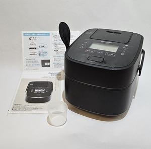  Panasonic SR-VSX109 2020 year made rice cooker manual * accessory equipped steam & changeable pressure IHja-1.0L(5.5.).. black Panasonic