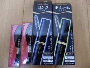 Kanebo / Kanebo 4 kind set Media / media lipstick bright Apple -juPK-01× 2 ps | mascara (BK)2 kind 