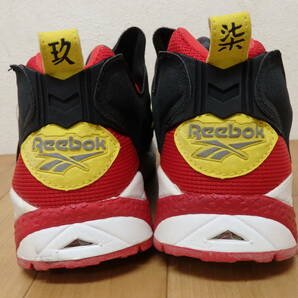 F5-6.4) Reebok / リーボック INSTAPUMP FURY / ポンプ フューリー 赤 / 黄 / 黒 / 白 26.5cm 未使用 タグ付き ジャンク品 経年劣化有の画像4