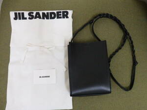T180-6.4) JIL SANDER / ジルサンダー　タングルバッグ / TANGLE SM　ブラック　ショルダーバッグ