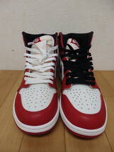 T30-6.4) AIR JORDAN 1 RETRO HIGH OG　DZ5485-612　27cm　（バーシティレッド/ブラック/セイル/モスリン）_画像3