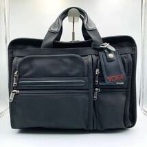 【付属品完備☆美品】トゥミ tumi ブリーフケース ビジネスバッグ A4書類 バリスティックナイロン 黒ブラック メンズ 26141D4 ショルダー_画像2