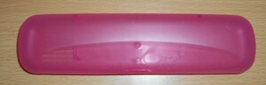  container case pink color used 1 point 