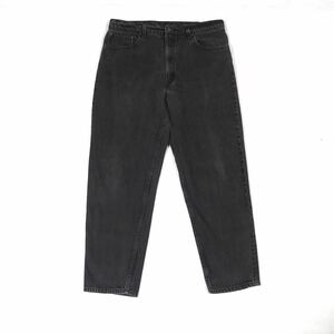 【オリジナルレングス】Levi's 550 For 140years USA製 ブラック デニムパンツ W38/L30 サルファ 黒 levis 501 vintage アメリカ製