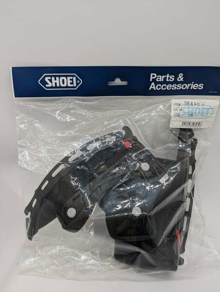 1）新品 未使用 SHOEI TYPE-N チークパッド 35 4512048489328　GT-AirⅡ対応チークパッド GT-Air2 gtair2　GTエアー2 タイプN 標準サイズ 