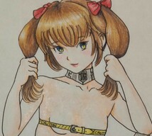 手描きイラスト オリジナル原画B5サイズ お馬さん_画像1