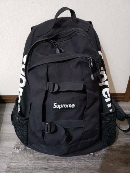 送料無料【中古】Supreme Backpack 14ss パックパック リュック