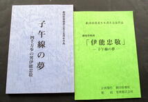 ★【台本】映画『伊能忠敬　子午線の夢（２冊）』(送料無料)　加藤剛／賀来千香子／榎木孝明／俳優座／日本地図／井上ひさし　原作／_画像1