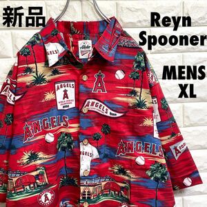 新品　Reyn Spooner MLB エンゼルス　アロハシャツ　XLサイズ