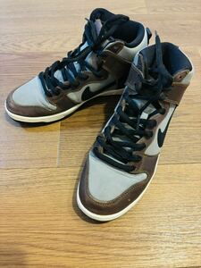  NIKE SB DUNK HIGH PRO BQ6826-201 ナイキ スケートボーディング ダンク ハイ プロ バロックブラウン/ブラック BAROQUE BROWN/BLACK