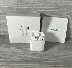[4-48] Apple アップル　AirPods エアポッズ モデルA2032 A2031 A1602 第2世代　箱入り　
