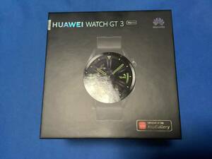 ◆開封未使用 HUAWEI WATCH GT 3 46mm スマートウォッチ ブラック iOS/Android対応 ◆