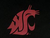 ☆微難有☆【AMERICAN FRESHMAN】『ワシントンクーガース☆WASHINGTON APPLE CUP COUGARS』プリントＴシャツ M 黒_画像5