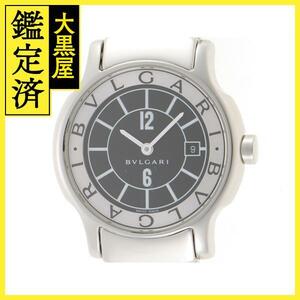 Bvlgari Bulgari Solo Tempo ST29S SS из нержавеющей стали черная циферблата тип аккумулятора [460] 2148103625015