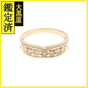 JEWELRY　ジュエリー　 リング　　K18イエローゴールド　　ダイヤモンド0.51 　　3.2g　　#13　【472】H