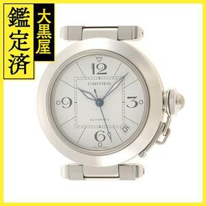 Cartier Cartier wristwatch Pacha C W31074M7 stainless steel white face self-winding watch [472]SJ