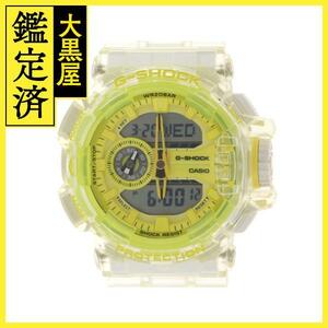 CASIO カシオ G-SHOCK ワールドタイム クリアスケルトン GA-400SK イエロー【460】2144000228014