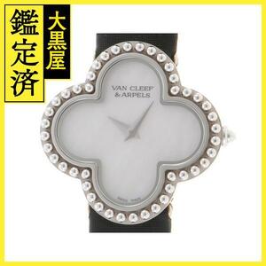 Van Cleef & Arpels　ヴァンクリーフ＆アーペル　時計　アルハンブラ・ウォッチ　銀座限定　ARD21600　WG　クォーツ　【434】