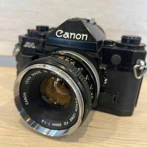 錬A●302 Canon キヤノン A-1 レンズ FD 50mm 1:1.8 一眼レフ　フィルムカメラ 