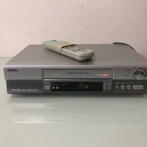 ZC♪212通電OK!! victor S-VHS ビデオデッキ　HR-VT700 2003年製 ビクター