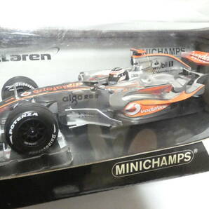 7228T/未使用★ミニチャンプス 1/18 ボーダフォン マクラーレン メルセデス MP4-22 F.Alonso Showcar 2007 #1の画像2