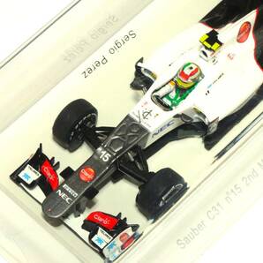 7378T/未開封・レア★Spark Sauber スパーク 1/43 ザウバーC31 2012 マレーシア 2位 Malaysian GP 2nd #15 S.Perez セルジオ・ペレス S3033の画像5