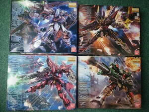 未組立 まとめ売り GAT-X102,X103,X207,X303 デュエル バスター ブリッツ イージス 1/100 MG プラモデル バンダイ 機動戦士ガンダム SEED 