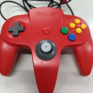 ピカチュウ Nintendo 64 NUS-101 本体 コントローラー ソフト 付属品付 ポケモン 任天堂 ニンテンドー オレンジ イエロー 通電のみ確認の画像6