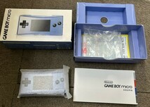 (美品)　Nintendo 任天堂 OXY-001 ゲームボーイミクロ GAME BOY MICRO GBA 通電確認済　アダプタ無　箱付(劣化有)　中古　希少_画像8