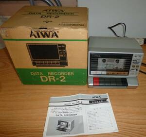データレコーダー　昔のPC用　AIWA　DR-2 説明書、箱つき