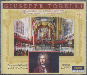 ◆新品・送料無料◆ジュゼッペ・トレッリ：トランペットと管弦楽の作品全集～セルジオ・ヴァルトロ 3枚組 Import s1124