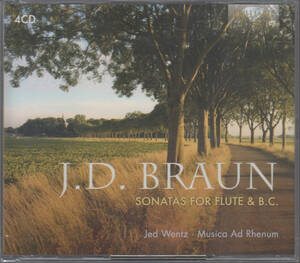 【輸入盤CD】 Braun/Musica Ad Rhenum/Wentz/Sonatas For Flute & B.C. (Box) (4PK) (2020/4/3発売) (M)