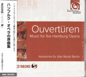 【輸入盤CD】 G. Schurmann/P. Erlebach/J. Schieferdecker/Overturen - Music For The Hamburg Opera