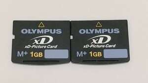 2枚セット XDピクチャーカード 1GB used XDカード XDメモリーカード ジャンク扱い OLYMPUS