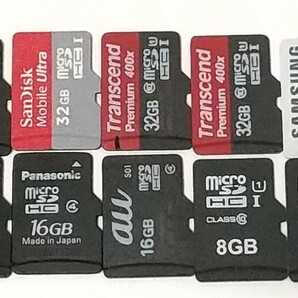 10枚セット microSDHCカード 32GB〜8GB マイクロSDカード used ジャンク扱いの画像1