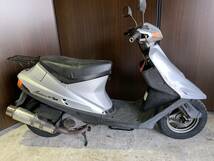 アドレス　V100　CE13A-134***　エンジン実動　社外ZEROマフラー　部品取り　横浜　シグナス　リード　スペイシー　グランドアクシス_画像2