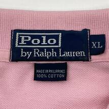 Polo by Ralph Lauren ポロ　ラルフローレン　ポロシャツ　XLサイズ　ピンク　メンズ　半袖_画像5