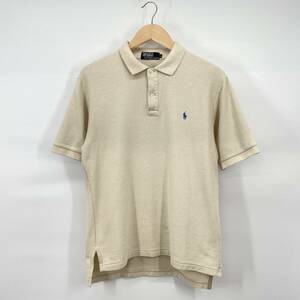 Polo by Ralph Lauren ポロ　ラルフローレン　ポロシャツ　Lサイズ　ベージュ　メンズ　半袖