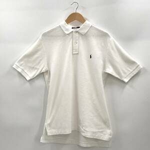 Polo by Ralph Lauren ポロ　ラルフローレン　ポロシャツ　Lサイズ　ホワイト　メンズ　半袖