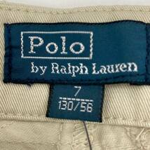 新品未使用　Polo by Ralph Lauren ポロ　ラルフローレン　ハーフパンツ　130サイズ　ベージュ　男女兼用_画像4